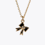 Dainty Gold Bow Necklace