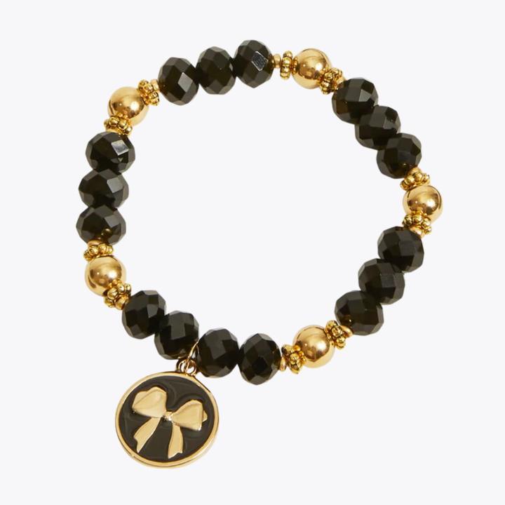 Gold Bow Charm Bracelet