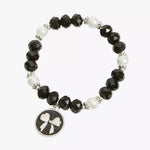 Silver Bow Charm Bracelet