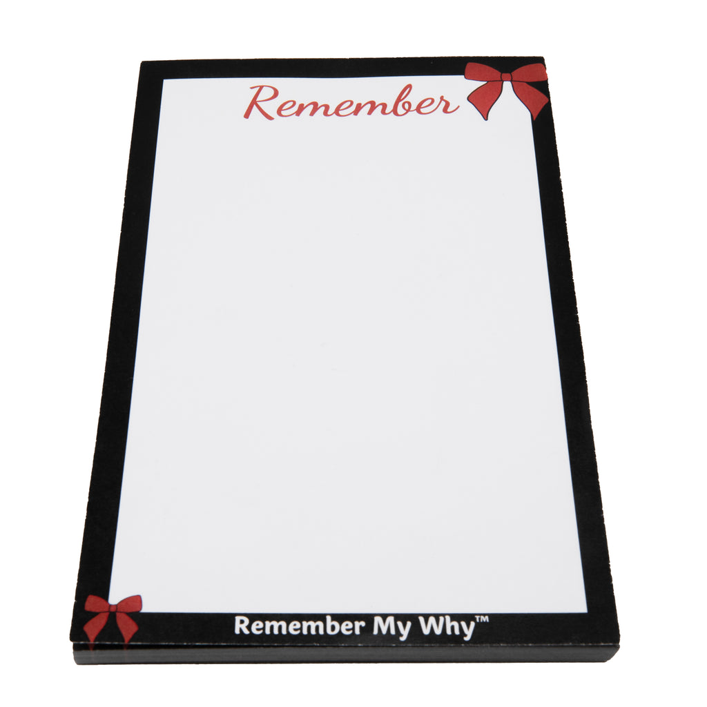 Remember My Why™ Inspirational Notepad