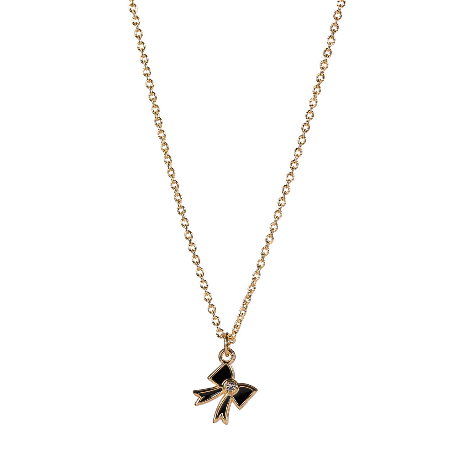 Coach bow sale necklace