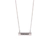 Inspirational Jewelry - Silver Bar Necklace